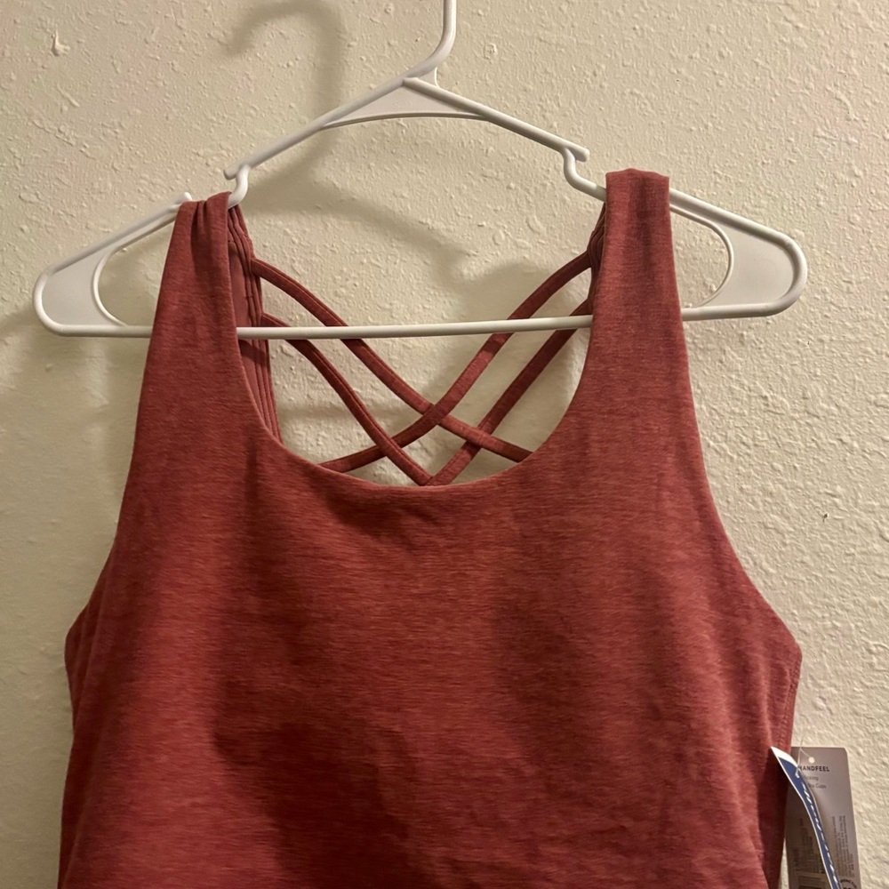Jockey Women's Cross-Back Tank Top - Rust